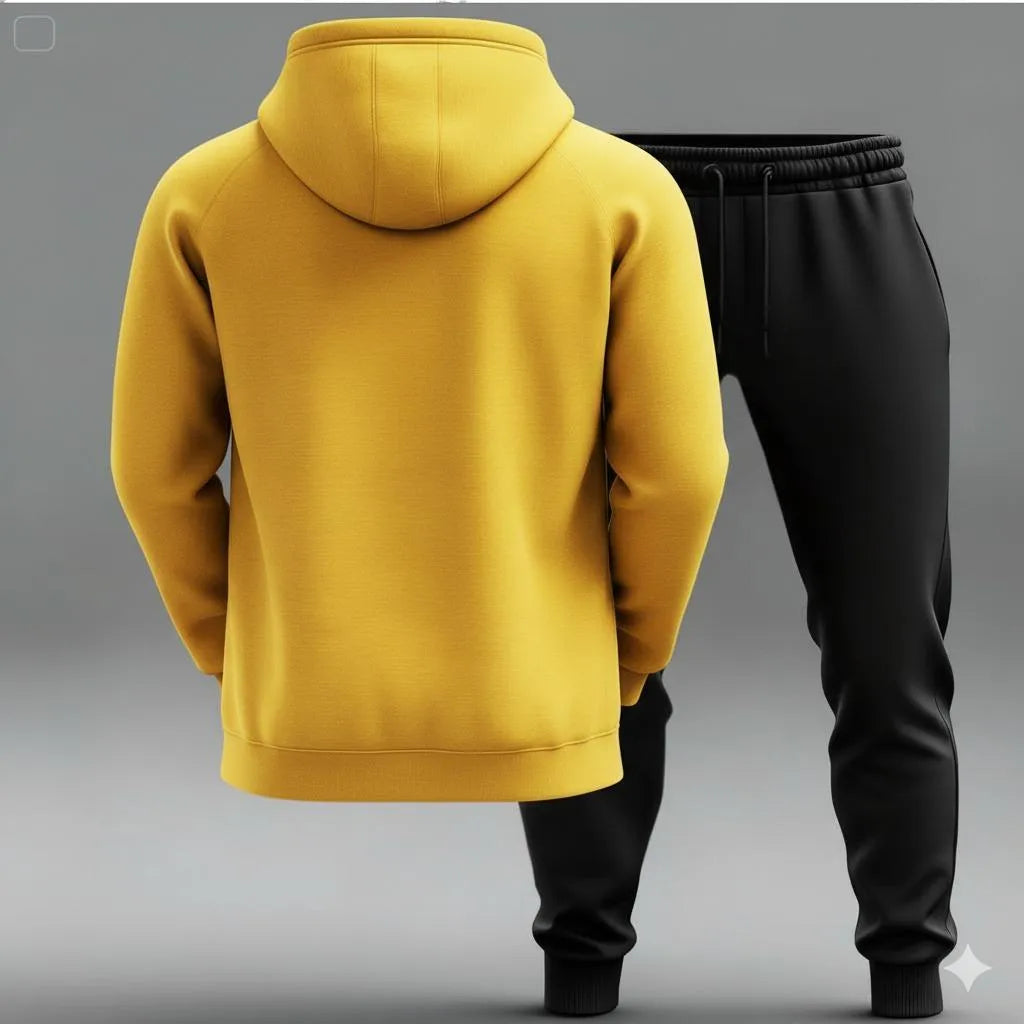 *Product Name*: Trendy Printed Hoodie Track Suit for Men