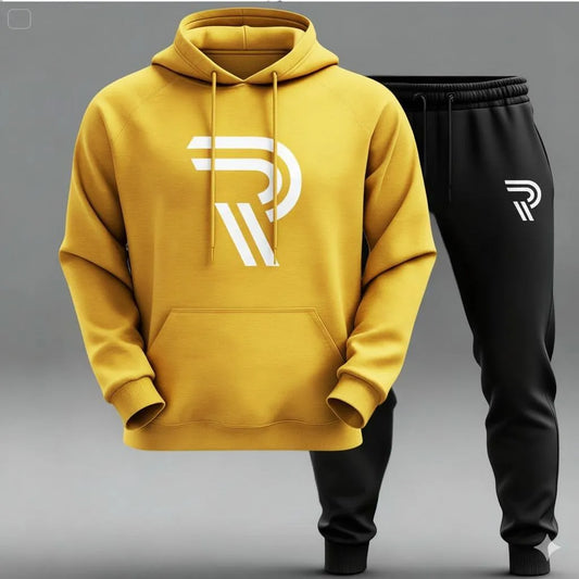 *Product Name*: Trendy Printed Hoodie Track Suit for Men