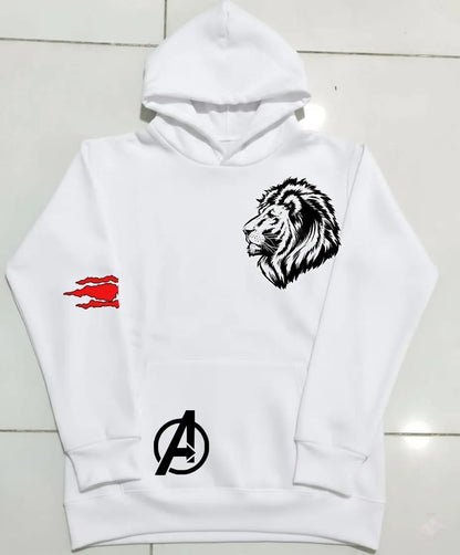 1 Pc Men's Fleece Printed Hoodie
*Product Description*: