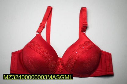 1 Pc Cotton Lace Padded Bra