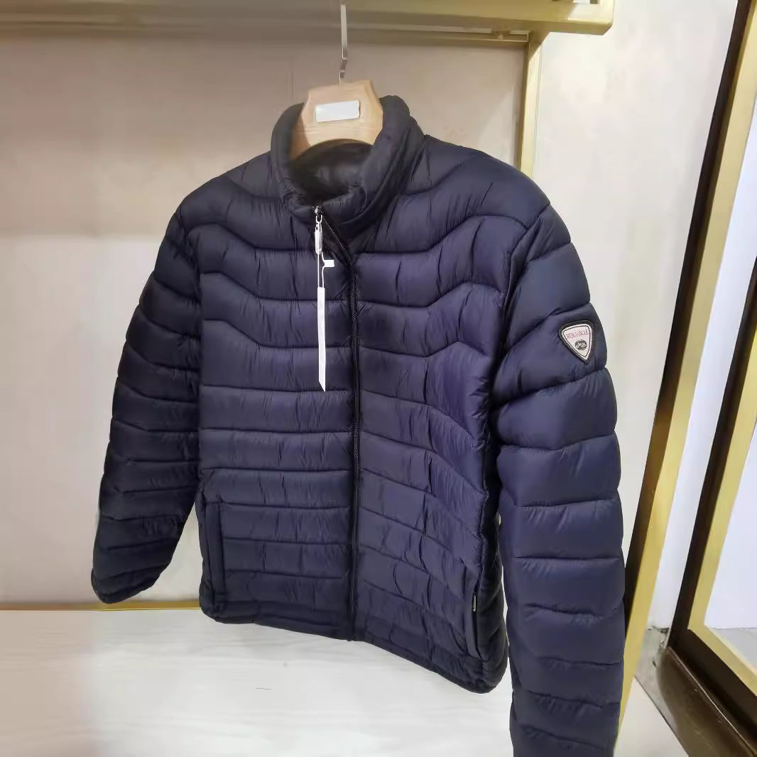 Men's Thin Cotton Coat Winter New Thin Cotton Coat Ready Stock Wholesale Men's Cotton Jacket Short Ribbed Coat Short Style