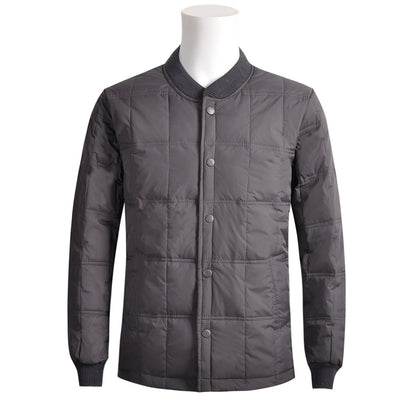 Winter new middle-aged and elderly down jacket short men's thick warm clothing increase down liner manufacturers direct supply